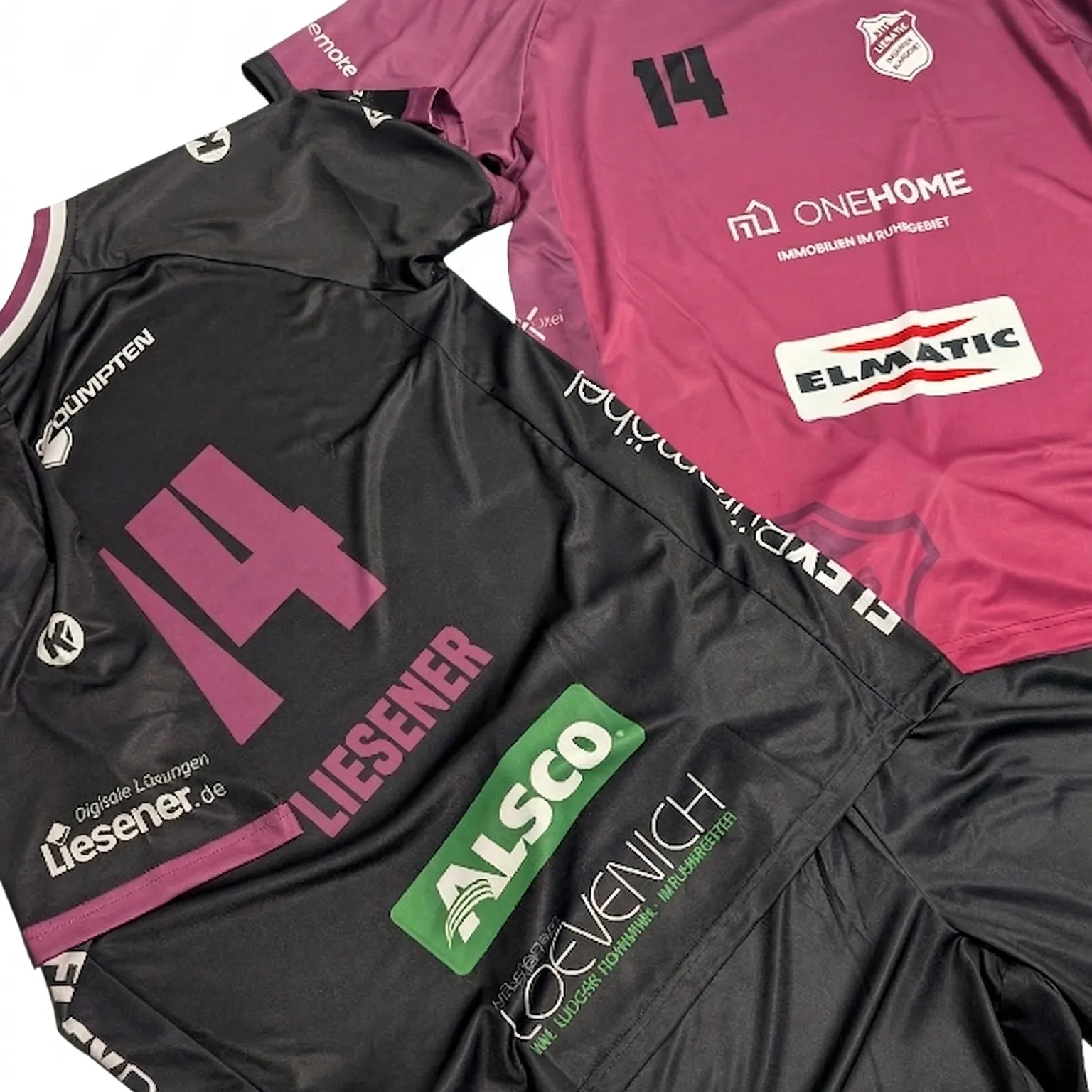 Trikotsätze für die Damen- und Herrenteams von TuRa 05 Dümpten.
